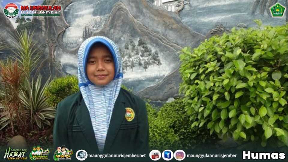 Ariny Dina Yasmin Sukses Rebut Juara Pada Ajang AKSIOMA Se-KKM MAN 1 Jember