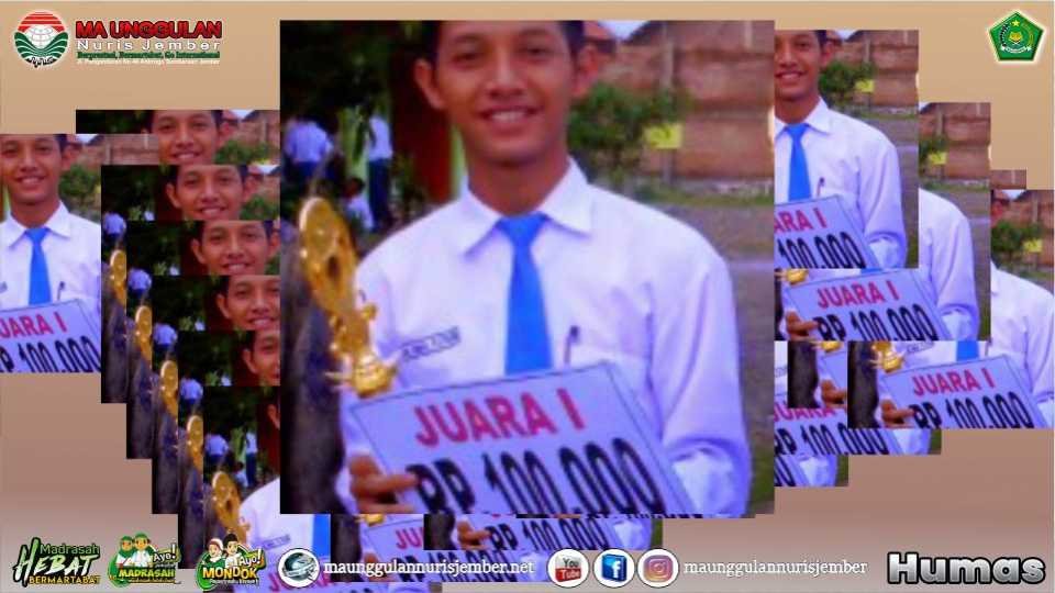 MA Unggulan Nuris Jember Juara 1 KSM Jember