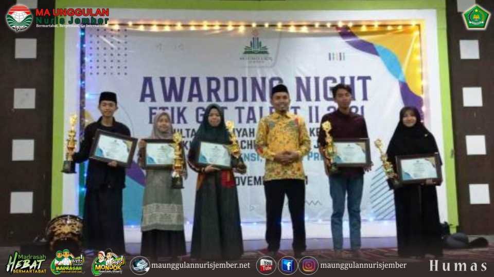 Berprestasi sejak Nyantri di Pesantren Nuris Jember, Alumni ini Sukses Raih Juara 3 Kaligrafi Dekorasi