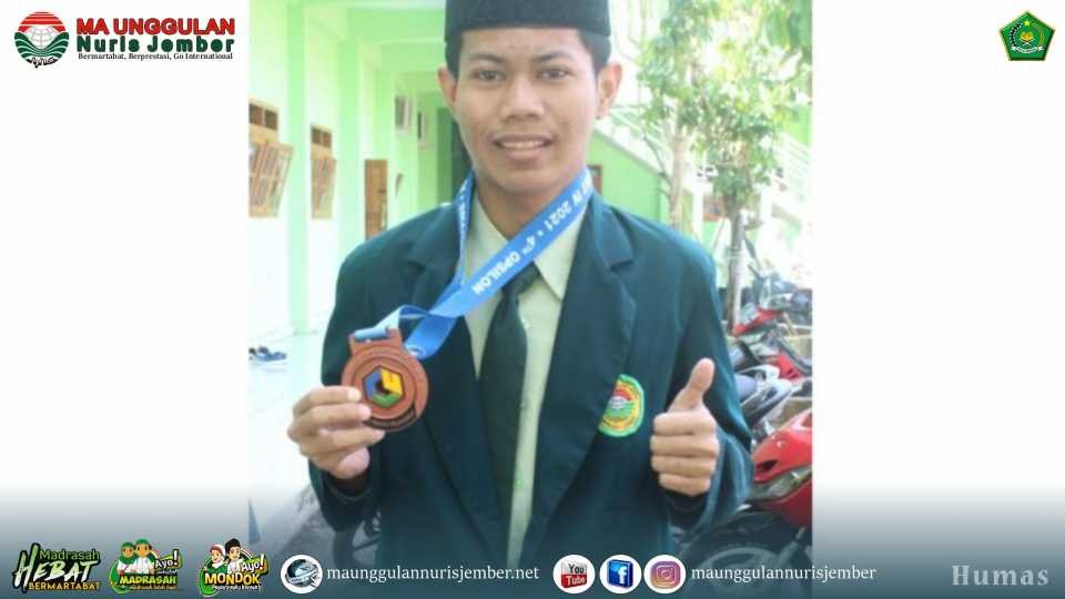 Kembali Raih Medali, Siswa MA Unggulan Nuris Ikuti Olimpiade Bahasa Indonesia Event Sains Nasional (ESN) Tingkat Nasional
