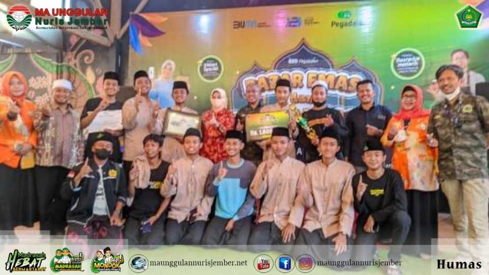 MA Unggulan Nuris Juara 1 Festival Hadrah Pengadaian Kabupaten Jember