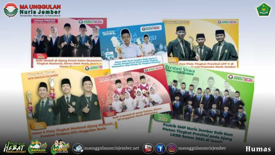 Wow, Prestasi Santri Nuris Tembus 1000, Catatan Rekor yang Gemilang per Bulan Juni 2022