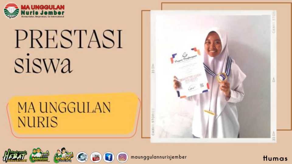 Usai Juara 2 Tingkat Provinsi, Siswi MA Unggulan Nuris Rebut Medali Emas Olimpiade Matematika Nasional